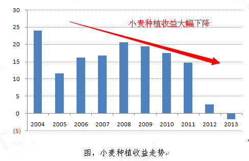 2015年我國小麥播種面積預計下降0.7%