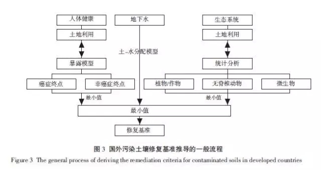 污染土壤修復(fù)基準(zhǔn)值推導(dǎo)和確立的原則與方法