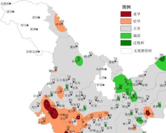 未來一周松嫩平原西部土壤仍將維持干旱 程度或有加重