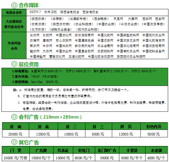 第四屆中國西部農(nóng)資展覽會(huì)將于12月8-10日在曲江國際會(huì)展中心舉辦