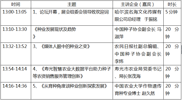 新思路·新管理·新模式·新技術(shù) 2017中國種業(yè)創(chuàng)新發(fā)展高峰論壇