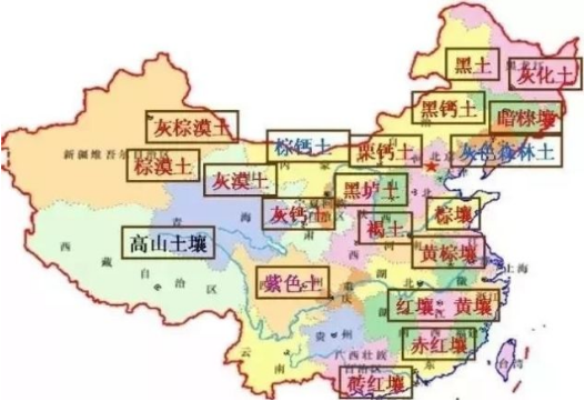 「土壤學(xué)」中國主要土壤類型，你家屬于哪一種？