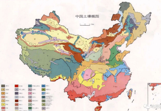 中國(guó)主要土壤類型~建議收藏
